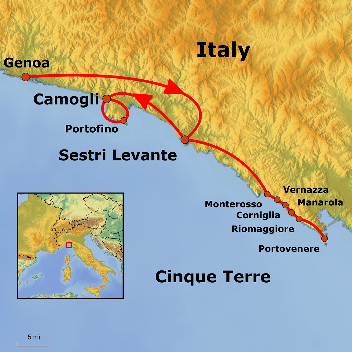 Portofino Karte